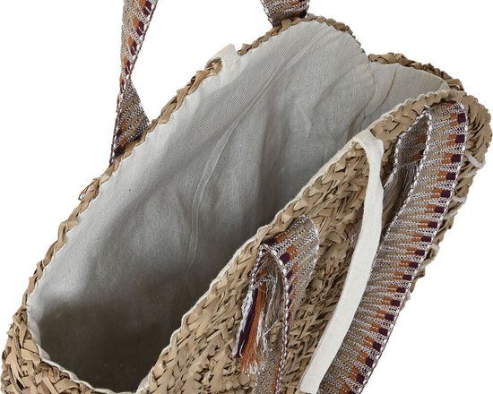 DKD Home Decor Schoudertas - 41 x 10 x 66 cm - Groen - Zeegras (2 Stuks)