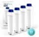 Merkloos Aquafloow 4x Waterfilter voor DeLonghi Koffiezetapparaat