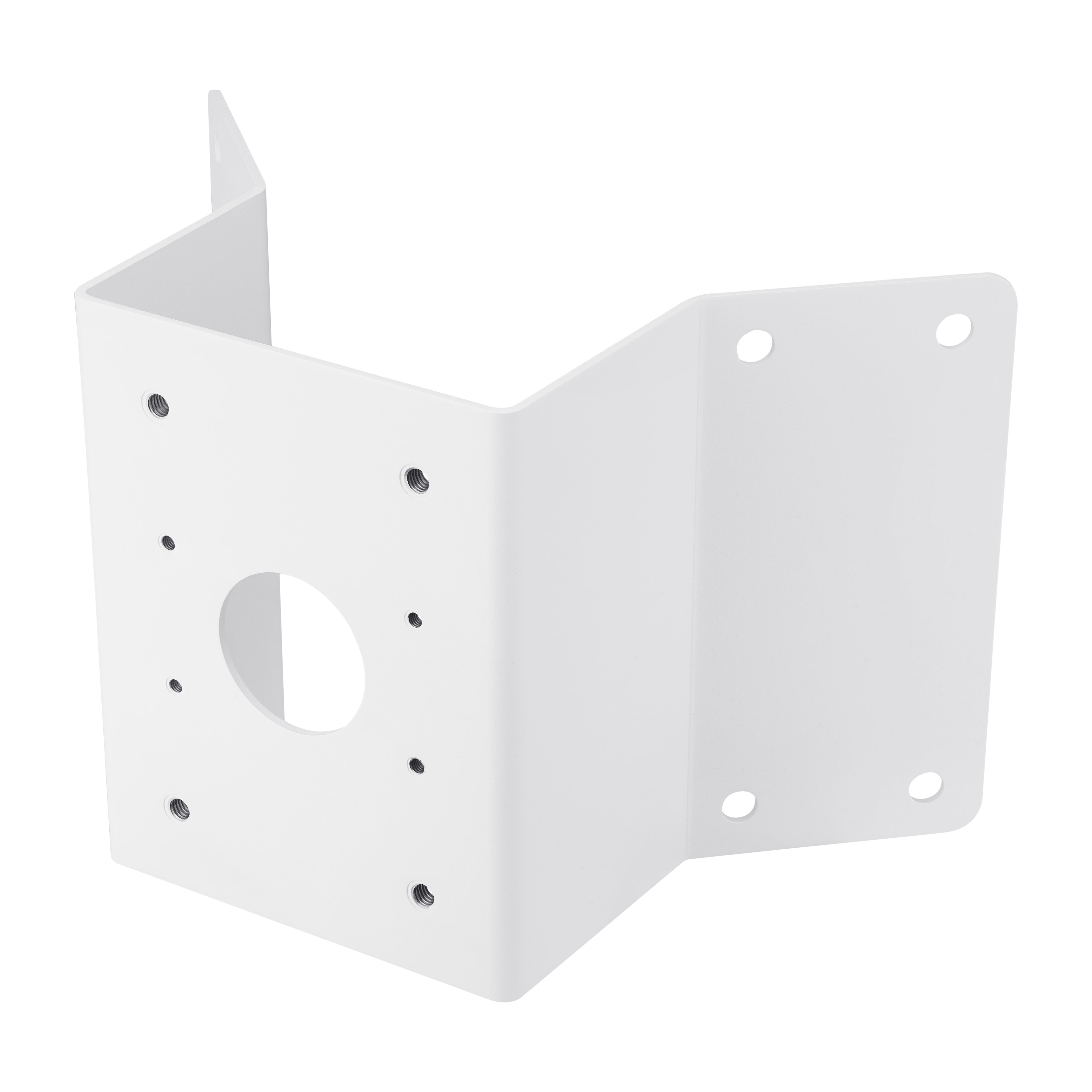 Hanwha SBP-300KMW1 Corner Bracket - White - Aluminum - 280mm