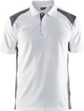 Blåkläder Piqué Polo Wit/Grijs maat XS