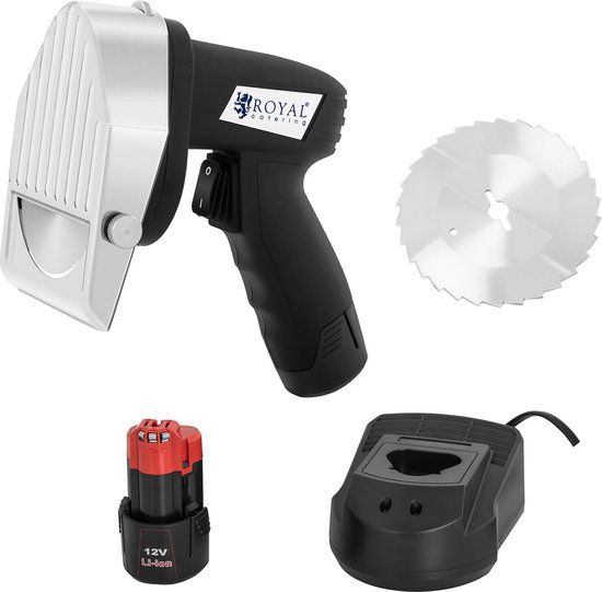 Royal Catering Elektrische Kebab Snijmachine - 80W - Zwart - RCKK-80WL