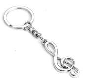 Kawailay 4 stuks muzieknoten sleutelhangers