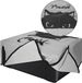 kwmobile hoes geschikt voor Canon Pixma TR4650 / TR4651 / TR47511i - Housse de protection pour imprimante - Housse en gris / noir - Chat Meow design