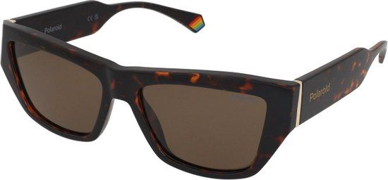 Polaroid PLD 6210/S/X 086/SP Zonnebril - Zwart - Bruin - Vrouwen