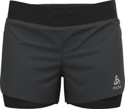 ODLO Zeroweight 2-in-1 Shorts 3 Inch Dames - Zwart - Maat XL