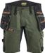 Blåkläder STRIKER Pantalon de travail Pantalon court Hommes 44 Vert forêt/Rouille