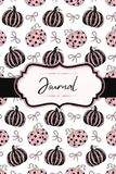 Cute Pastel Pumpkin & Bows Halloween Journal