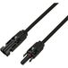 TRU COMPONENTS TC-13805736 Câble d'extension solaire 6.0 mm² 30 A Longueur de câble 1 m