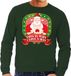 Bellatio Decorations Shoppartners Bv Foute kersttrui / sweater voor heren This is why I love Christmas - groen - Kerstman met dame XXL