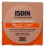 Isdin Fotoprotector Compact Couverture Naturelle Longue Durée SPF50 10 g