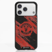 Manchester United Coque de Téléphone 3D Officielle – Design Abstrait Rouge et Noir