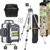 Laserliner COMPACTPLANE-LASER 3G SET 150 CM (GREEN,TILT, BLE, SOFTBAG)