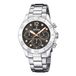 Festina F20603/6 Dames Horloge - Chronograaf - Mineraalglas - Roestvrijstaal/Staal - Zilverkleurig - Ø 39 mm - Quartz - Vouw/Vlindersluiting