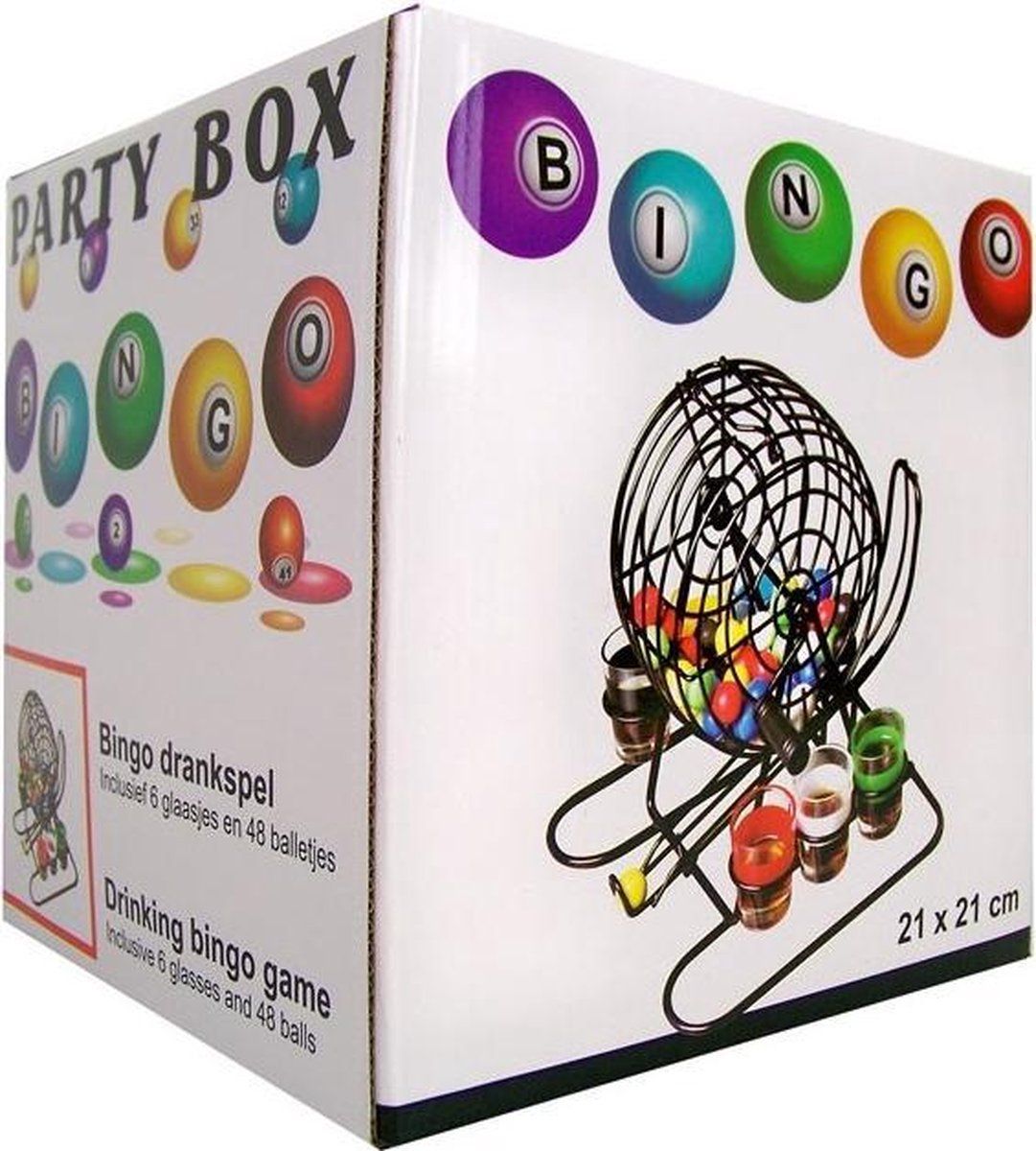 DrankKoning Shot Bingo - Bingo Drankspel - Multi Color - 2023 - 5414117130409