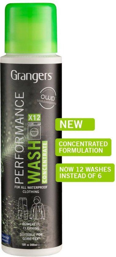Grangers Performance Wash Eco OWP - Geconcentreerde wasmiddel voor waterdichte en technische uitrusting - 300 g