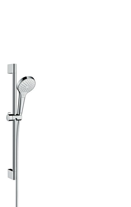 Hansgrohe Croma Select S Vario Glijstangset - 65 cm - Chroom / Wit