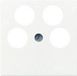 Jung A561-4SAT2WW Afdekking 1-voudig Alpine-wit