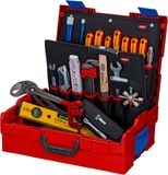 KNIPEX 00 21 19 LB S - Mechanische gereedschapsset - zwart, geel, metallic, rood