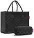 Reisenthel Daily Shopper - Geschenkset 2 tlg. (glossy dots black)