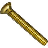 Moeilijk Hard-to-Find Fastener 014973130084 metalen schroeven, ovaal, sleuf, 15,2 - 81,4 x 2,5 cm