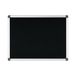 Bi-Office Maya Prikbord, Vilten Memobord Zwart, Geanodiseerd Aluminium Omlijsting, 60x45 cm