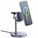 Mcdodo Docking Station Inductie Lader 3In1 Voor Iphone Airpods Horloge Qi2 Grijs