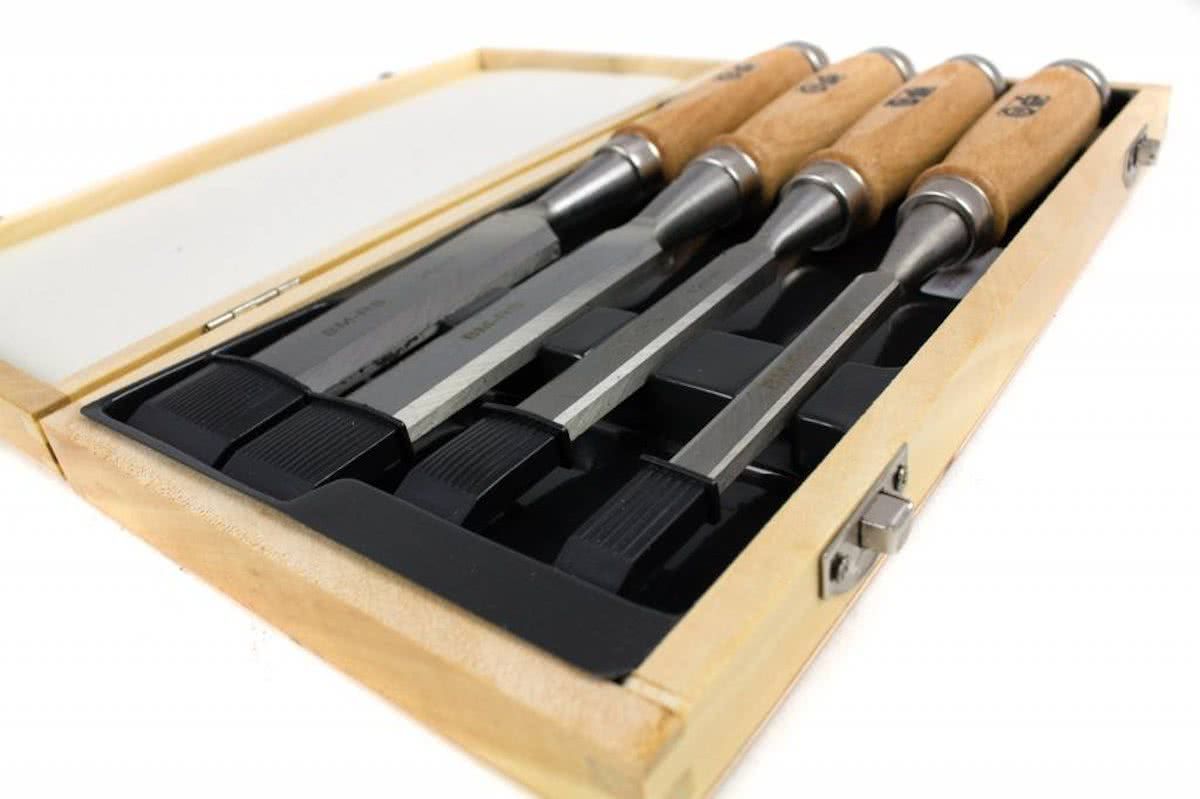 Brüder Mannesmann Steekbeitels 4-delige set