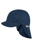 Sterntaler Berretto Bebé Con Visiera E Protezione Nuca pet, blauw (marineblauw 300), 49 babyjongens, Blauw