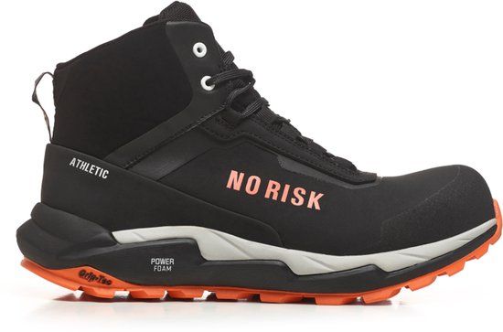 No Risk Athletic Mid STX Orange 1019.15 - Zwart/Oranje - Maat 47