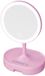 AMICI Cosmetics AMICI Skincare Glow Mirror – Verlichte Make-up Spiegel voor Tieners – LED Tafelspegel – Roze Beauty Spiegel met Opbergtray