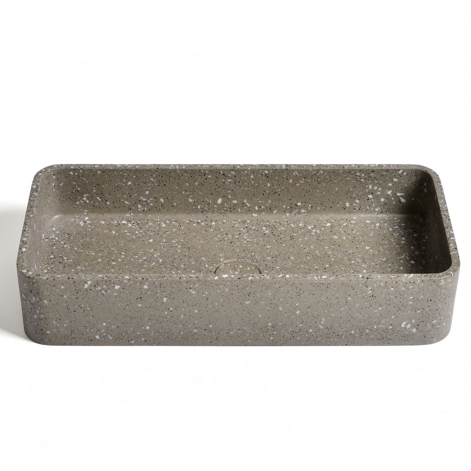 Ideavit idea.max Waskom 60x28x12 cm Rechthoek Terrazzo Grijs/Bruin