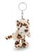 62396 Sleutelhanger, luipaard, 10 cm, beige, trouwe metgezel van pluche voor rugzak of tas, sleutelhouder voor klein en groot