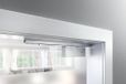 GEZE ActiveStop deurdemper voor opbouw montage, roestvaststaal look, voor glazen deuren