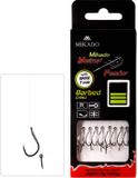 Mikado Method Feeder Onderlijn met Spike – 0,28 mm Monoline – Haakmaat 6 – 10 cm – 8 Stuks