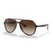 Ray-Ban Zonnebril voor heren, Havana/Brown Shaded, 57