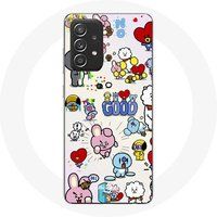 Maniacase Hoesje voor Samsung Galaxy A52 BTS Bangtan Sonyeondan BT21 Van Tata Chimmy Cooky Rj Koya Mang Et Shooky