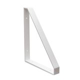 Amig - Driehoekige plankdragers - 211 × 261 × 30 mm - staal wit