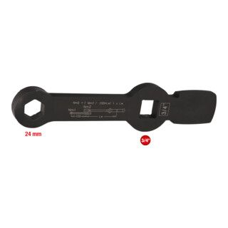 KS Tools 3/4\" slagmoersleutel - 24 mm