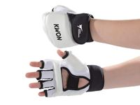 KWON Bokshandschoenen handbescherming WT World TKD, wit, M, 4009002
