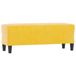 VidaXL Bankje 100x35x41 cm fluweel geel