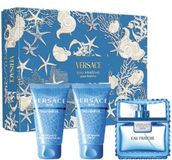 Versace Eau Fraiche Pour Homme EDT 50 ml + Aftershave Balm 50 ml + Shower Gel 50 ml