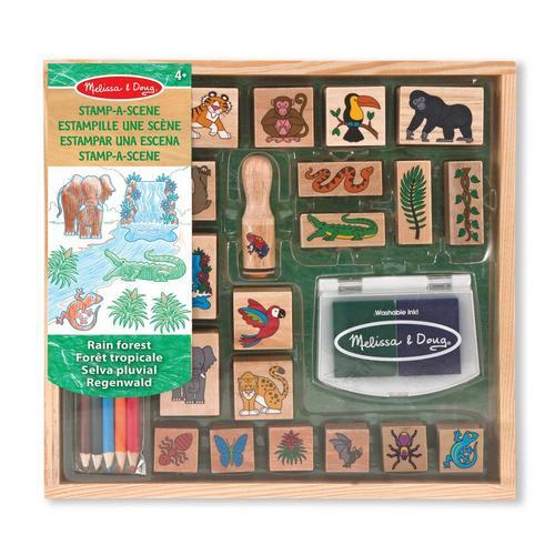 MELISSA & DOUG stempeltafarelen regenwoud