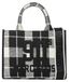 Marc Ellis Sac bandoulière femme damier noir blanc Black B UNICA 22x30x14 cm BUBY-BASEBALL-BAG-M-BLACK