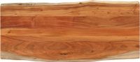 vidaXL Tafelblad rechthoekig natuurlijke rand 140x60x3,8 cm acaciahout