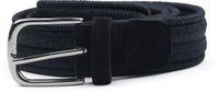 Profuomo Waxed Geweven Riem Donkerblauw (navy) - Maat 105 - Heren - Riem gevlochten
