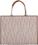 FURLA Opportunity Tote Schoudertas Toni Cotone Taupe