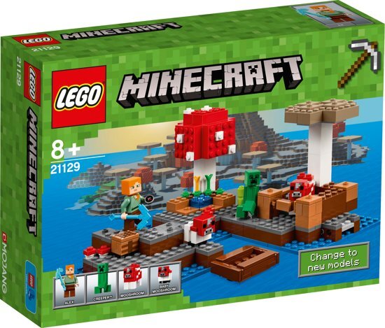 lego Minecraft Het Paddenstoeleiland - 21129 Ontdek het Paddenstoeleiland