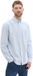Tom Tailor Chemise coupe normale avec poche poitrine - Taille XL - rayure blanc bleu clair