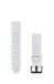 Garmin Bracelet de Montre Officiel QuickFit, 20mm, Silicone, Blanc/Bleu