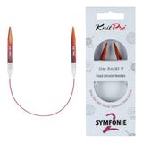 KnitPro Symfonie 2 Vaste Rondbreinaalden 10" (25cm) | 5mm